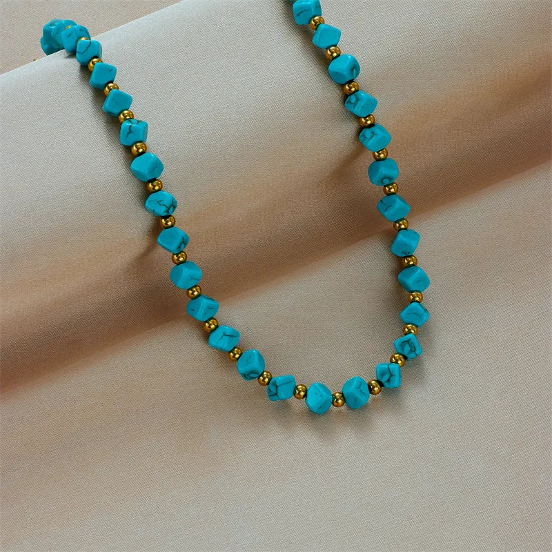 Choker Pedraria - Azul